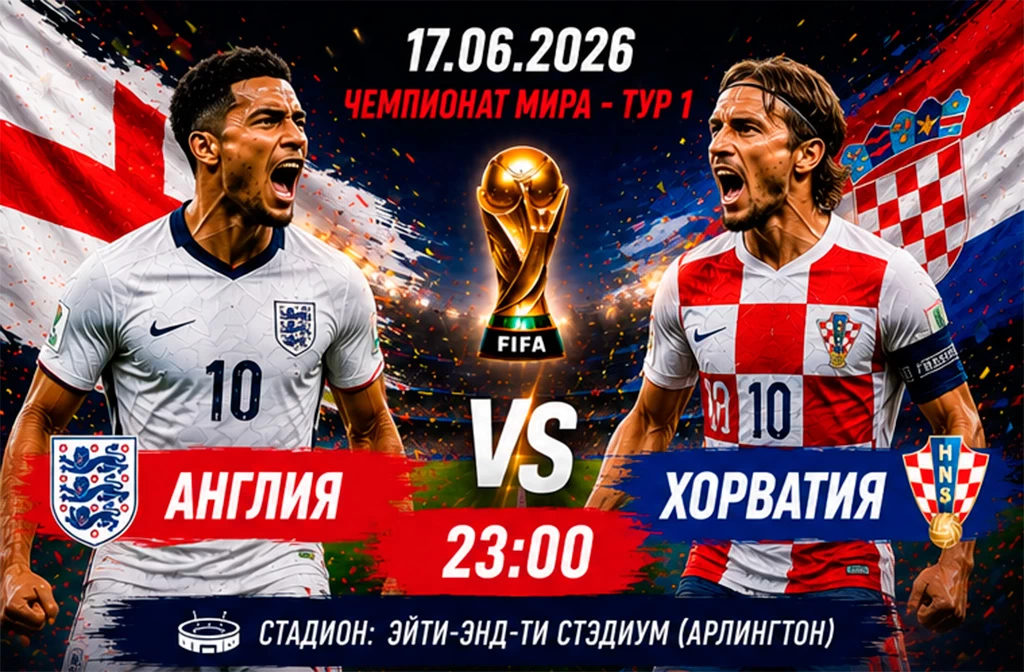 Англия — Хорватия