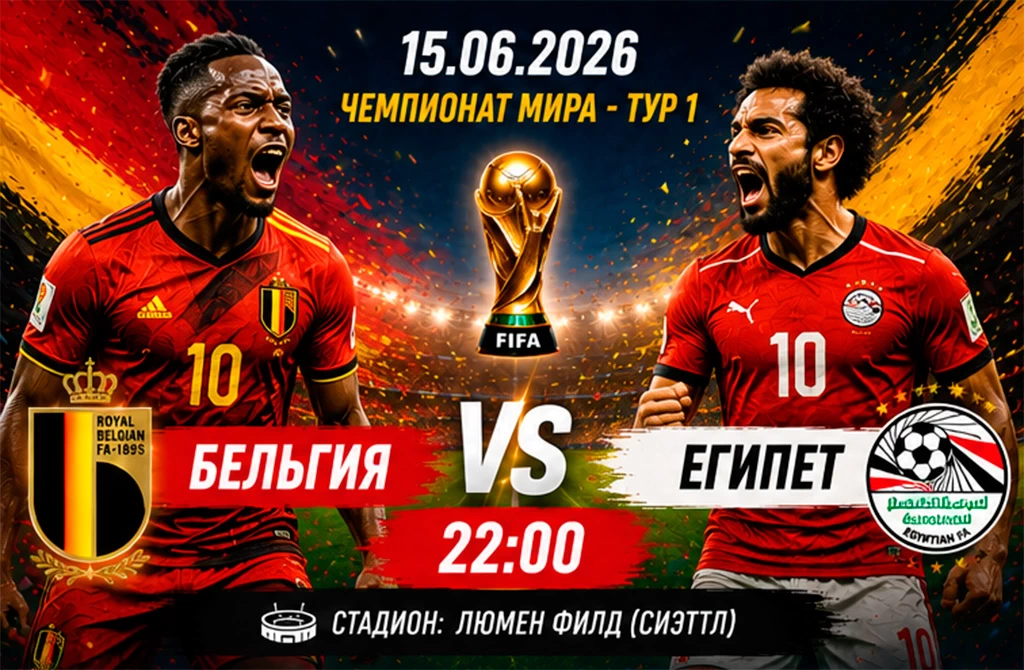 Бельгия — Египет