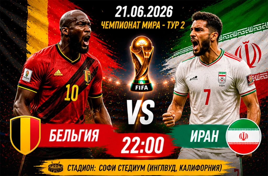 Бельгия — Иран