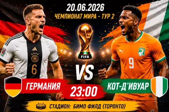 Прогноз на матч Германия — Кот-д’Ивуар ⚽ коэффициент 1.65: смогут ли африканцы остановить немецкую машину?