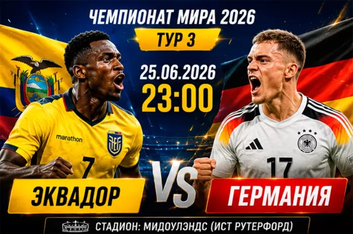 Прогноз на матч Эквадор — Германия ⚽ коэффициент 1.62: проверка фаворита на прочность в решающем туре
