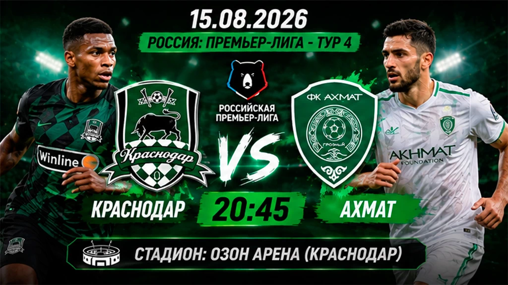 Краснодар — Ахмат