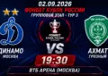 Динамо Москва - Ахмат прогноз