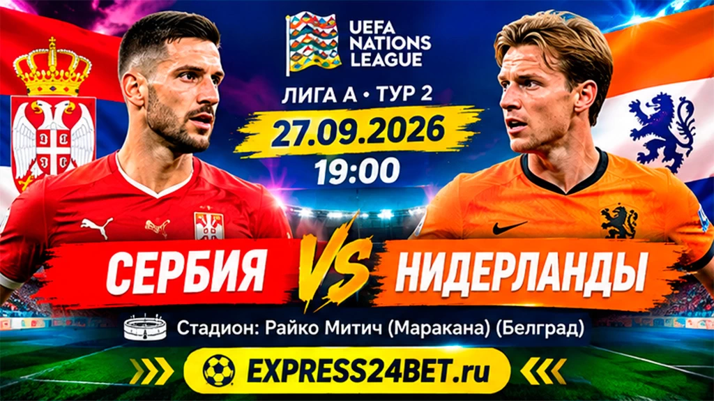 Сербия - Нидерланды прогноз